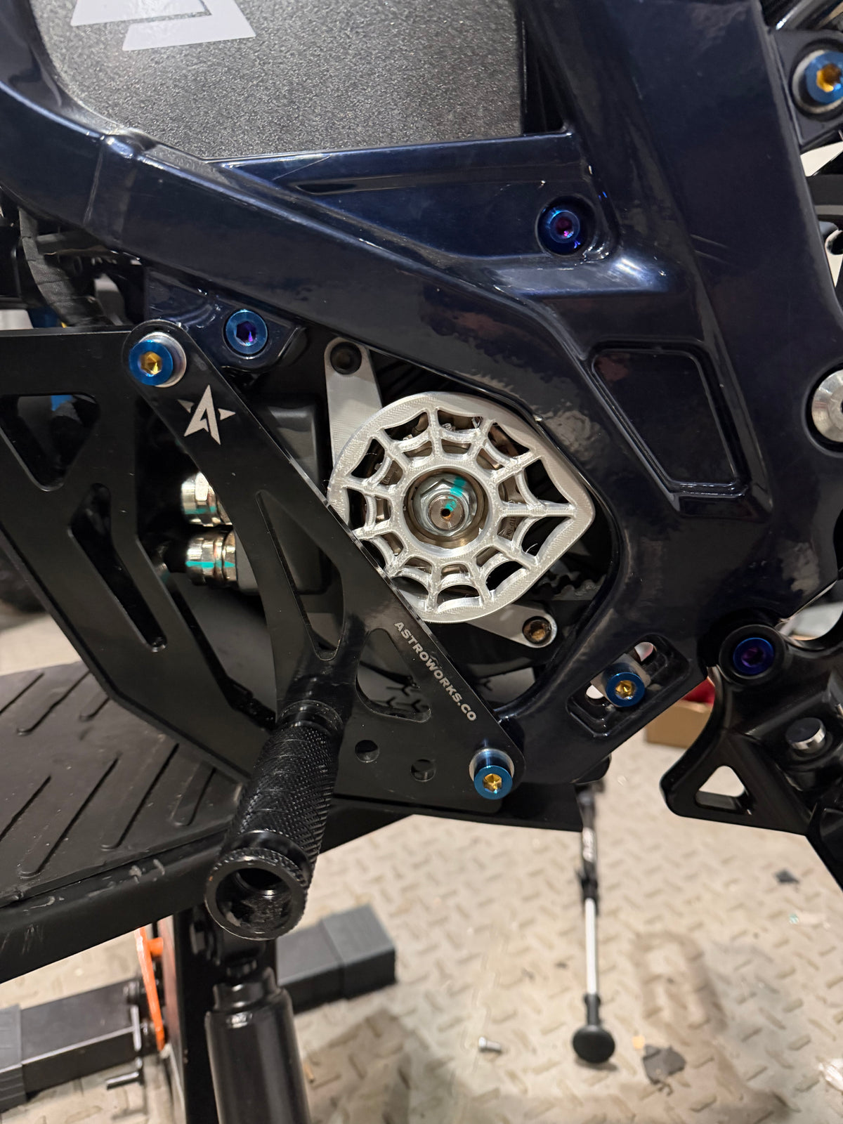 Spiderweb Edition Motor Cover (LBX/ERIDE/79bike/ventus)