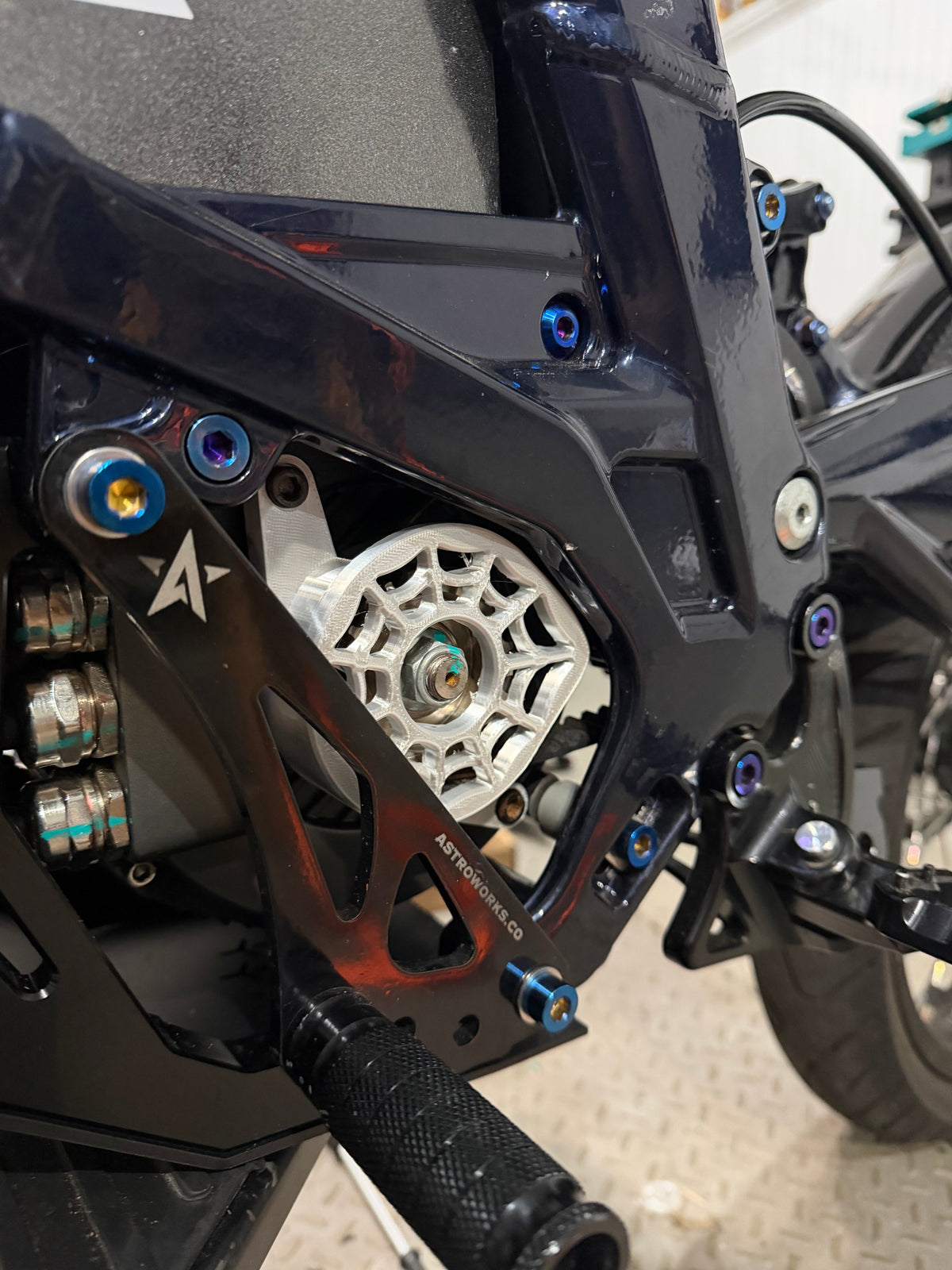 Spiderweb Edition Motor Cover (LBX/ERIDE/79bike/ventus)