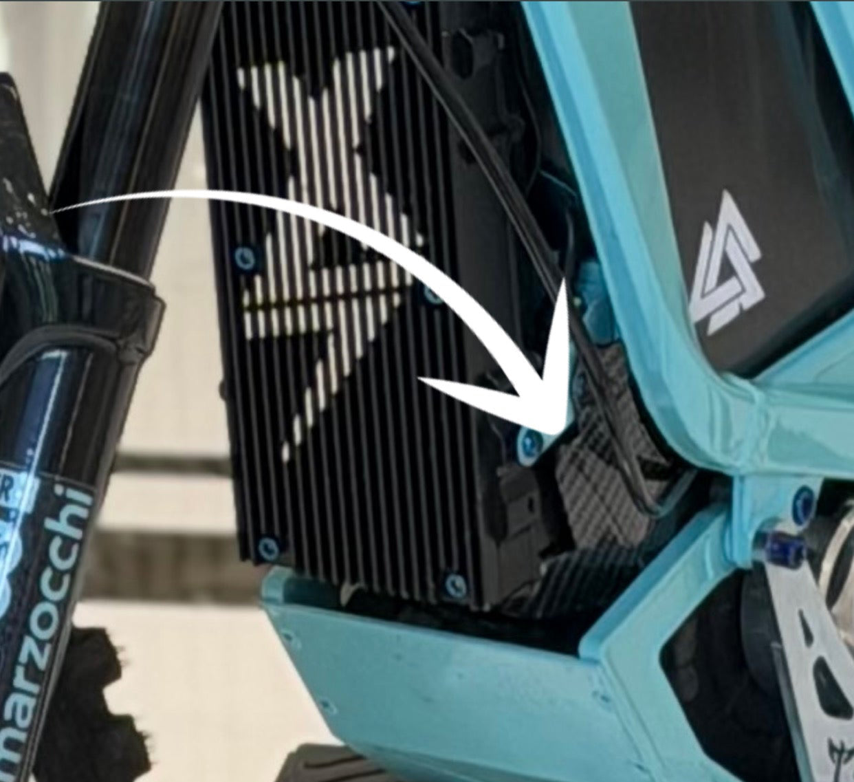 Surron LBX Imitation Carbon Fiber Under Controller guard