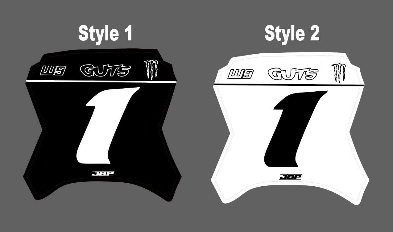 Yozma Race Front Plate Decal