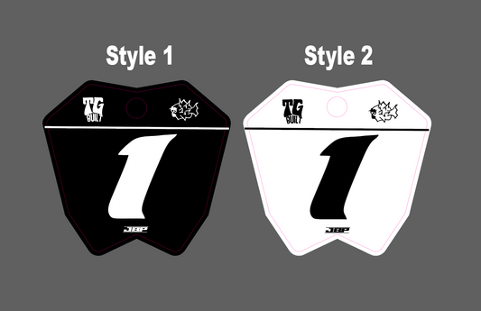 ETM RTR Race Front Plate Decal