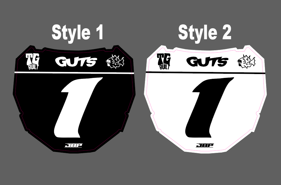 ODI Race Front Plate Decal